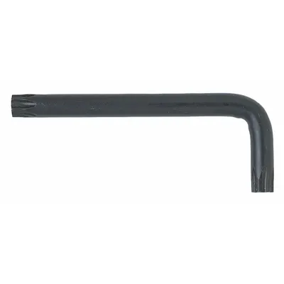 WIHA Torx Key: 2 Tips, Torx, Std End, T6 Tip Size, Short, Alloy Steel, Black Oxide - L-Shaped Torx & Torx Plus Keys