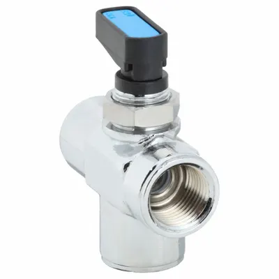 AIGNEP USA 3/8 in Mini L-Port Brass Ball Valve - Mini L-Port Brass Ball Valves