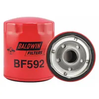BALDWIN FILTERS Fuel Filter: Spin-On, 3 11/16 in Outside Dia, 1-12 Thread Size, Diesel Fuel, Diesel (MPN BF592)