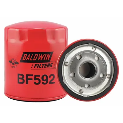 BALDWIN FILTERS Fuel Filter: Spin-On, 3 11/16 in Outside Dia, 1-12 Thread Size, Diesel Fuel - Spin-On Fuel Filters