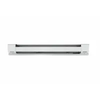 QMARK Electric Heater: Commercial Grade, 750 W, Thermostat Not Included, White, Conventional Housing (MPN QMKC2503W)