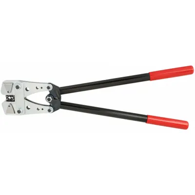 BURNDY Crimper: Compression Lugs/Compression Splices, #8AWG -4/0 AWG coper, 26 in Overall Lg - Controlled-Cycle Lug & Splice Crimpers