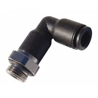 This 10-pack of tube fittings features a push-to-connect design for 5/32 in OD tubing and a male universal (MUNF) port with #10-32 thread. The nylon body with nickel-plated brass construction offers corrosion resistance. Overall length is 1 3/32 in. Commonly used in pneumatic systems for connecting tubing to threaded ports
