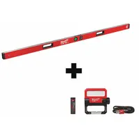 MILWAUKEE Digital Level: Includes Batteries, ±0.10°, 72 in Overall Lg, 4V Battery Size, ±0.03°, LED (MPN MLDIG72, 2114-21)