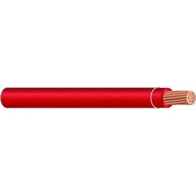 SOUTHWIRE Wire: Copper, 12 AWG, 2 Conductors, Stranded, Red/White/Red, 1,000 ft Lg - Copper THHN/THWN Building Wires