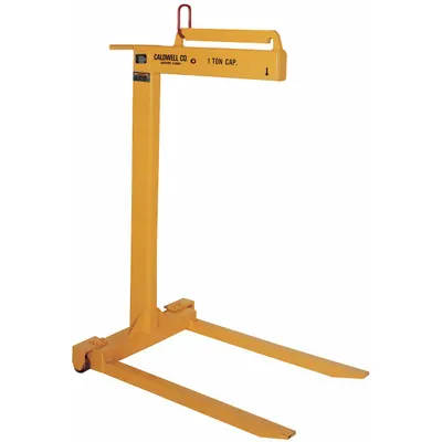 CALDWELL 93W-2-48 Wheeled Pallet Lifter, Fixed, 4,000 lb Capacity - Wheeled Pallet Lifters