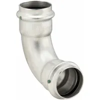 VIEGA PROPRESS Crimp Elbow Fitting: 3 in CTS x 3 in CTS Size, 90° Elbow, Press-fit x Press-fit, EPDM (MPN 80435)