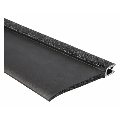 TRIM LOK 7B350B2X1/4C-25 Top Flap Seal, PVC Outer, Black, 25 ft