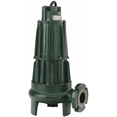 ZOELLER Sewage Ejector Pump: Cast Iron, Single Phase, 5 hp, 230V AC - Non-Clog Sewage Ejector Pumps
