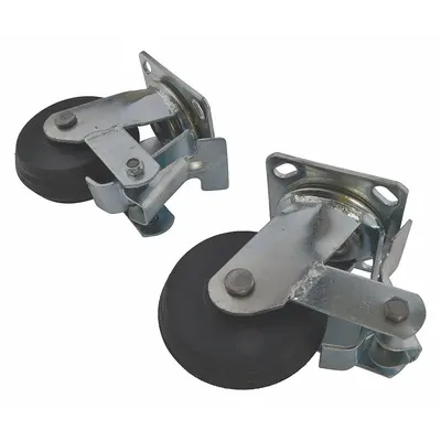 Dayton Caster Assembly with Brakes: Caster Assembly w/Brakes, HV60002G - Dayton Welding Fume Extractor Nozzles & Replacement Parts