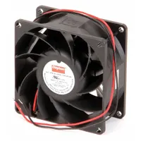 DAYTON Axial Fan: 74 cfm Airflow @ 0.000 in SP, 3 1/8 in Ht, 1 1/2 in Dp, Lead Wires, IP20, 24V DC (MPN 2RTH6)