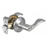 MASTER LOCK Door Lockset: Office Lever Locksets, Nickel (MPN WL0115KA)