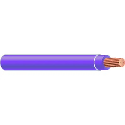 SOUTHWIRE 18 AWG Copper TFFN Building Wire, 600 V, Purple, 500 ft - Copper TFN/TFFN Building Wires