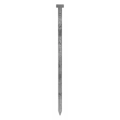 Collated brad nails, 1-1/2" length, galvanized finish, T-head, smooth shank, glue-coated, chisel point. Pack of 2000. Used for trim, finishing, and pin nailing in woodworking, cabinetry, and molding applications.