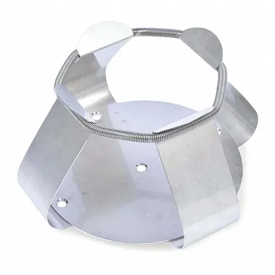 OHAUS Erlenmeyer Flask Clamp, Stainless Steel, Rubber Mat, 2.8 L - Lab Shakers, Vortex Mixers, & Rockers Attachments