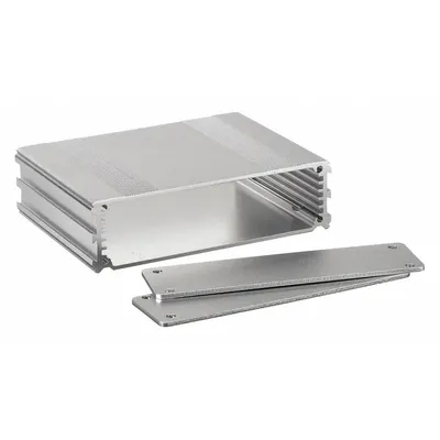 BOX ENCLOSURES B4-160SI Metallic Enclosure, Silver, NEMA 4, 2 in x 6 in x 6 in - Metallic Boxes