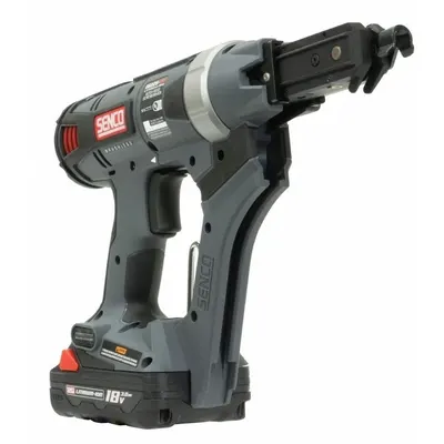 SENCO Screwdriver: 42 in-lb, 42 in-lb Torque - Min, 5,000 RPM No Load Speed, Brushless - Senco Cordless Screw Guns