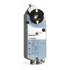 This fail-safe spring return actuator provides proportional positioning for HVAC dampers in building automation systems. It delivers 160 in-lb torque, operates on 24V AC/DC with 5W power, and outputs a 0 to 10V DC signal. Features include a self-centering shaft coupling, auxiliary switch, and CW/CCW rotation. Hardwired with NEMA 2 / IP54 rating.
