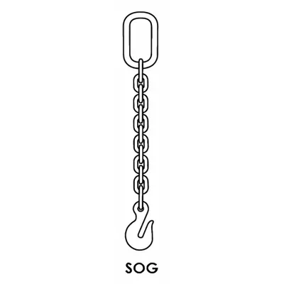 OEM APPROVED VENDOR Grade-80 Single-Leg Chain Sling - Grade-80 Single-Leg Chain Slings