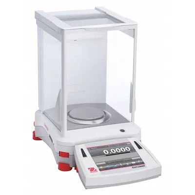 OHAUS Compact Bench Scale: 120 g Capacity, 0.0001 g Readability, 0.0001 g Repeatability - Analytical Lab Balances