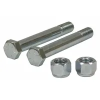 Hardware kit for securing or mounting parts on trucks, trailers, or heavy equipment. Overall length 4 1/2 in, width 5 29/32 in, height 1 5/16 in