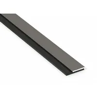 Aluminum single-fin insert door sweep. Measures 48 inches in length and 1/4 inch in width. Seals the gap under a door to block drafts, dust, insects, and noise. Suitable for use in commercial and industrial facilities