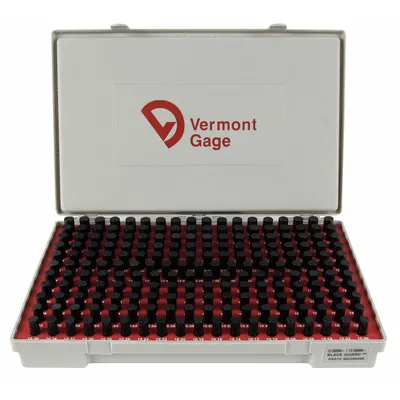 VERMONT GAGE No-Go (Minus) Pin Gauge Set - No-Go (Minus) Pin Gauge Sets - Black Oxide Finish