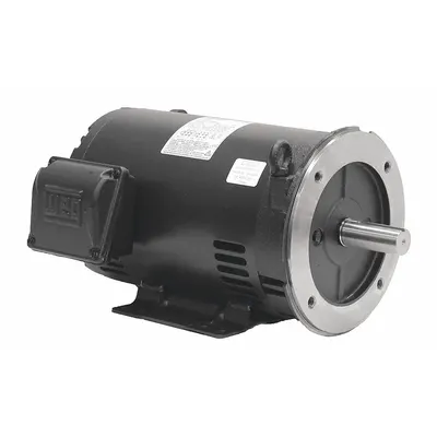WEG General Purpose Motor: C-Face/Rigid Base Mount, Open Drip Proof, 7 1/2 hp - C-Face with Rigid Base 3-Phase General Purpose AC Motors