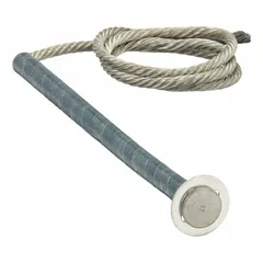 Time-delay Type T fuse link rated 25 A with a nonremovable head. Designed for overcurrent protection in cutout switches, providing delayed response to transient surges while safeguarding transformers and feeders in power distribution systems.