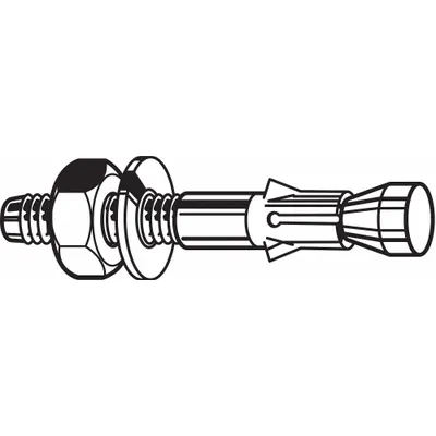 OEM 18-8 Stainless Steel Wedge Anchor, 3/4"-10 Thread, 8-1/2" Length, Plain, 2-Pack - 18-8 Stainless Steel Wedge Anchors