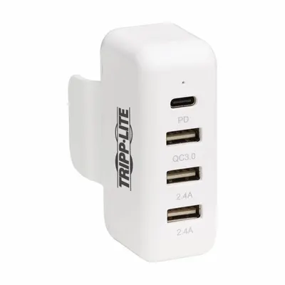 EATON TRIPP LITE USB Hub, 4-Port, White (U280-A04-A3C1) - USB Hubs