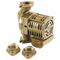 Circulating Pump: 1/6 hp HP, 120V AC, Bronze, 1, 30 gpm, 15 ft Max. Head, 8 1/2 in Face to Face (MPN ARM3045PAB)