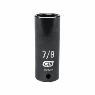 GEARWRENCH General Purpose Impact Sockets: 1/2 in Drive Size, SAE, 7/8 in Socket Size - 1/2" Drive Impact Sockets