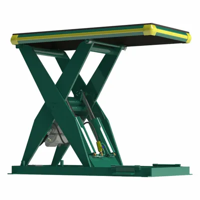 SOUTHWORTH Scissor Lift Table: Electric, 2,000 lb Load Capacity, 43 1/4 in Max Lifting Ht - Fixed-Top Electric Lift Tables
