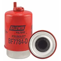 BALDWIN FILTERS Fuel Filter: Cartridge, 6 in Overall Lg, 3 5/16 in Outside Dia, 11/16 in Inside Dia (MPN BF7784D)