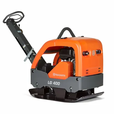 HUSQVARNA Plate Compactor: 25 59/100 in Plate Wd - Gas-Powered Tamping Rams & Plate Compactors