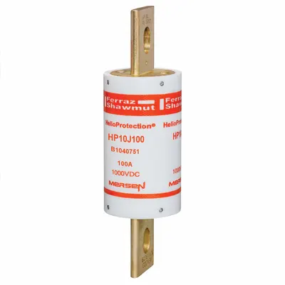 MERSEN Solar Fuse: HP10J Series, Gen Purpose, 100 A - Fast-Acting Blade Fuses