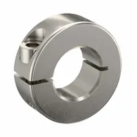 RULAND MANUFACTURING Shaft Collar: 1-Piece, Metric, Round, Clamp-On, 21 mm Bore Dia, 15 mm Collar Wd (MPN MCL-21-SS)