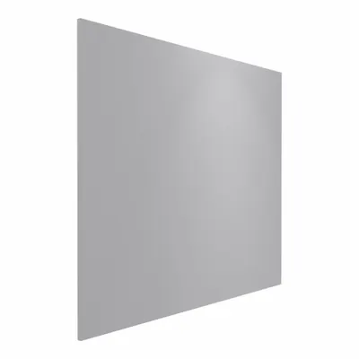 HADRIAN Partition Panel: Solid Plastic HDPE, Plastic, Gray, 55 in Ht, 24 in Wd - Panels & Panel Posts for Bathroom Partitions