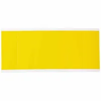 Blank Label: 3 in Character Ht, Indoor Only, Non-Reflective, Gothic, Blank, Die Cut, Uppercase (MPN 3450-BLANK)