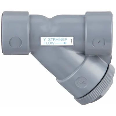 HAYWARD Y Strainer: 1/2 in, Socket, Perforated, 0.0313 in Screen Size, CPVC - CPVC Y Strainers
