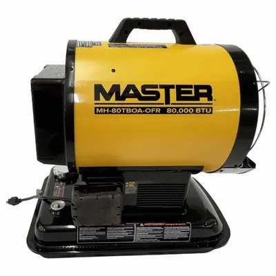 MASTER MH-80TBOA-OFR Direct-Fired Portable Oil & Kerosene Torpedo Heater - Direct-Fired Portable Oil & Kerosene Torpedo Heaters