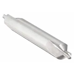 APPROVED VENDOR Plain-Tip Center Drill, Double End, #7, 90°, 3 1/4 in Overall Length, Carbide