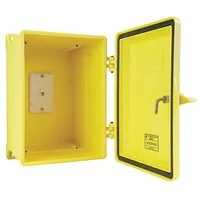 HUBBELL GAI-TRONICS Weatherproof Phone Enclosure: Modular Jack, Weatherproof, Yellow, NEMA 4X (MPN 255-003YL)