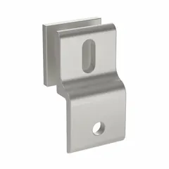 This anodized aluminum mesh panel retainer is designed for use with Fath 45 Series structural framing systems. It secures mesh panels in applications such as machine guarding, safety enclosures, and material handling. Fasteners are not included.
