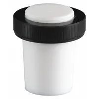 Stopper: PTFE, 24/40 Stopper Size, 1.25 in Overall Ht, Black, 0 Holes, 1 Stoppers Included (MPN CG-3002-L-24)