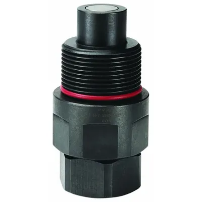 PARKER Hydraulic Quick Connect Hose Coupling: 1 1/2 in Coupling Size, Steel - Parker FET Series Hydraulic Quick-Connect Coupling Plugs