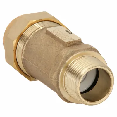 WILKINS Dual Check Valve: 700XL, 1 in Pipe Size, MNPT x FNPT, 40 gpm Flow Rate - Potable Water Dual Check Backflow Preventers