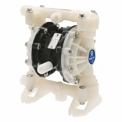 GRACO Diaphragm Pump: Acetal Body, 1/2 in, NPT Connection, 15 gpm, Buna-N Diaphragm - Acetal Housing AODD Pumps