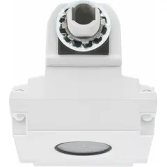 Passive Infrared (PIR) occupancy sensor with 1/2" hub-mount design for hard-wired control of lighting loads. Operates at 120 to 277V AC with an 800W load rating at 120V AC. Suitable for automatic on/off control in commercial and industrial spaces.
